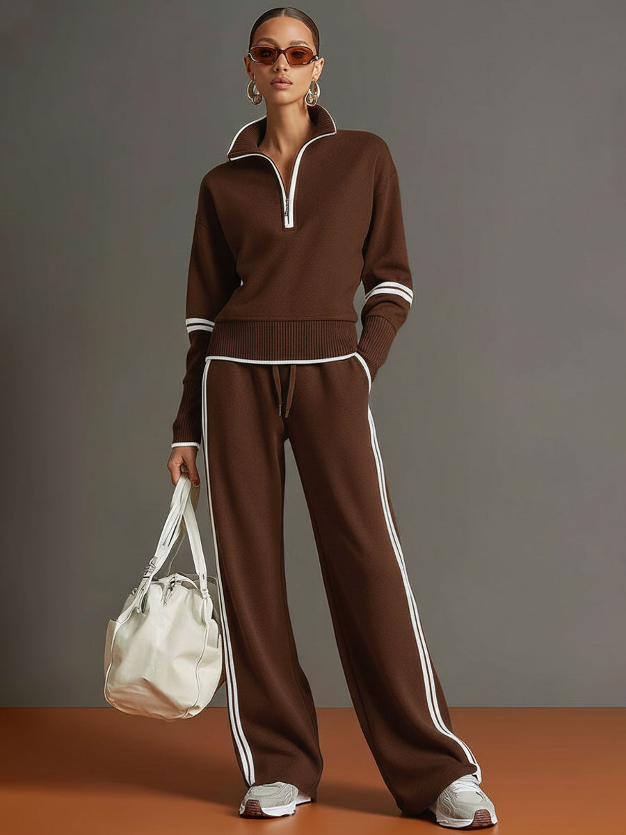 Lovia – Half Zip Tweedelige Set