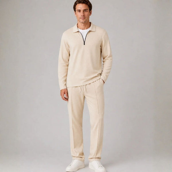 Julian – Heren Co-Ord Set met Lange Mouwen en Wijde Broek