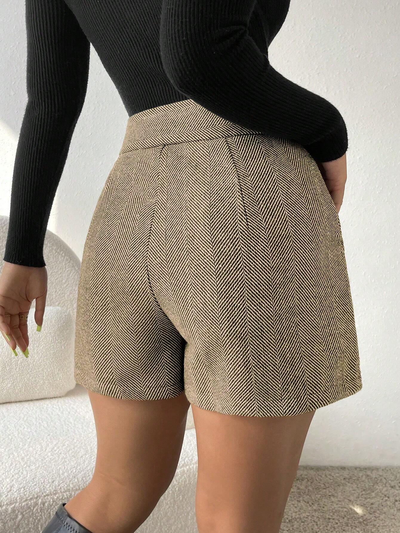 Lovia – Visgraat hoge taille Broek