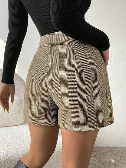 Lovia – Visgraat hoge taille Broek