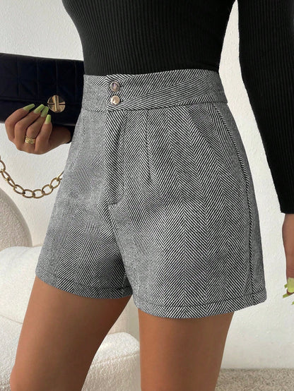 Lovia – Visgraat hoge taille Broek