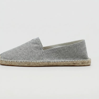 Noor - Casual Linnen Loafers Dames met Jute Zool en Instapmodel
