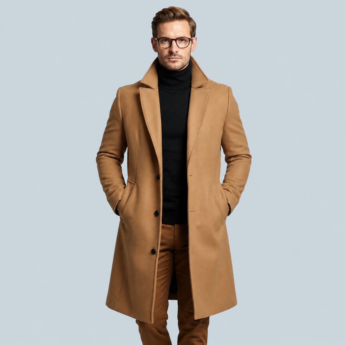 Lars | Lange Jas met Slim Fit – Getailleerd Silhouet voor Formele Gelegenheden