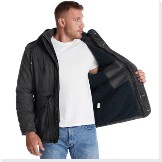 Phillip | Heren Winterjas met Fleece Voering – Maximale Warmte en Winddichte Bescherming