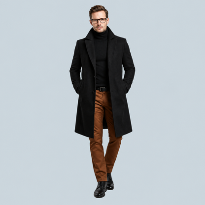 Lars | Lange Jas met Slim Fit – Getailleerd Silhouet voor Formele Gelegenheden
