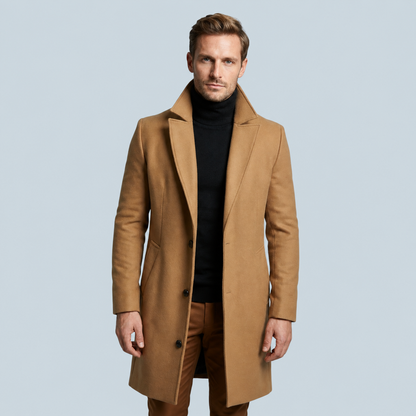 Lars | Lange Jas met Slim Fit – Getailleerd Silhouet voor Formele Gelegenheden
