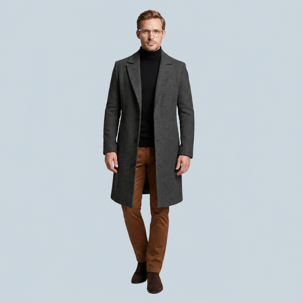 Lars | Lange Jas met Slim Fit – Getailleerd Silhouet voor Formele Gelegenheden