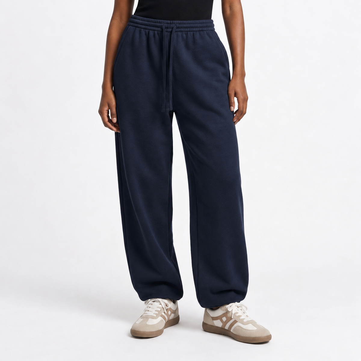 Lisa | Dames Joggingbroek Wijde Pijpen – Elastische Taille en Trekkoord