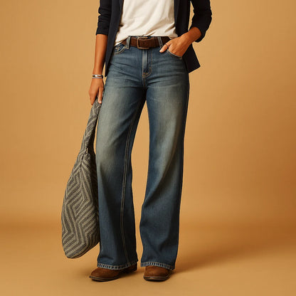 Lotte | Comfortabele Rechte Broek – Slank Flatterend Silhouet