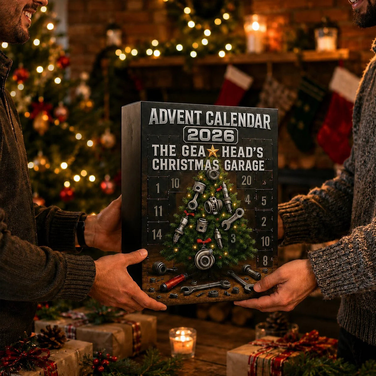 Lovia | Auto Onderdelen Adventskalender 2026 – 24 Garage Kersthangers en Verrassingen