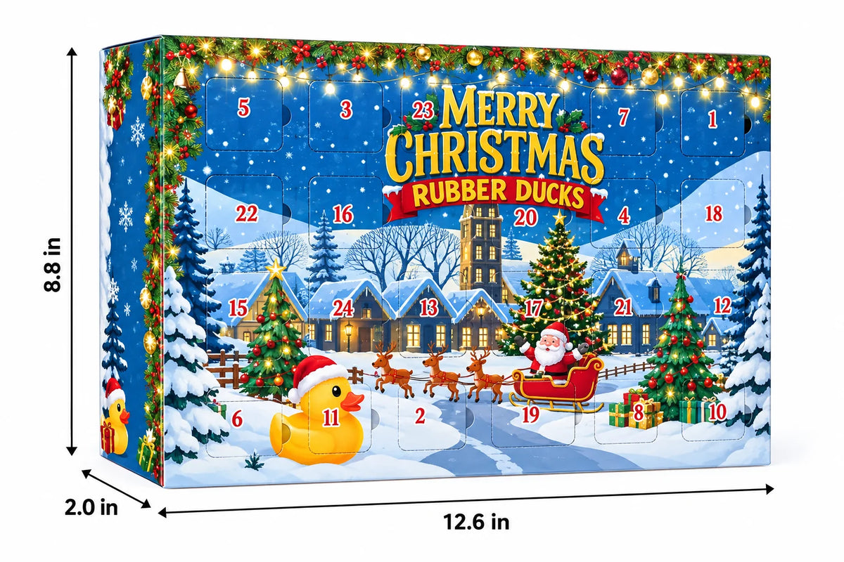 Lovia | Badeendjes Adventskalender 2026 – 24 Kerst Badeendjes Verrassingen
