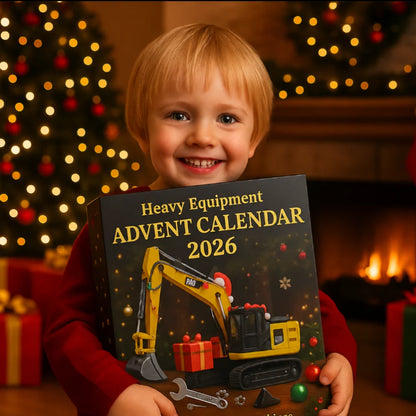 Lovia | Bouwvoertuigen Adventskalender 2026 – 24 Metalen Mini Machines Verrassingen