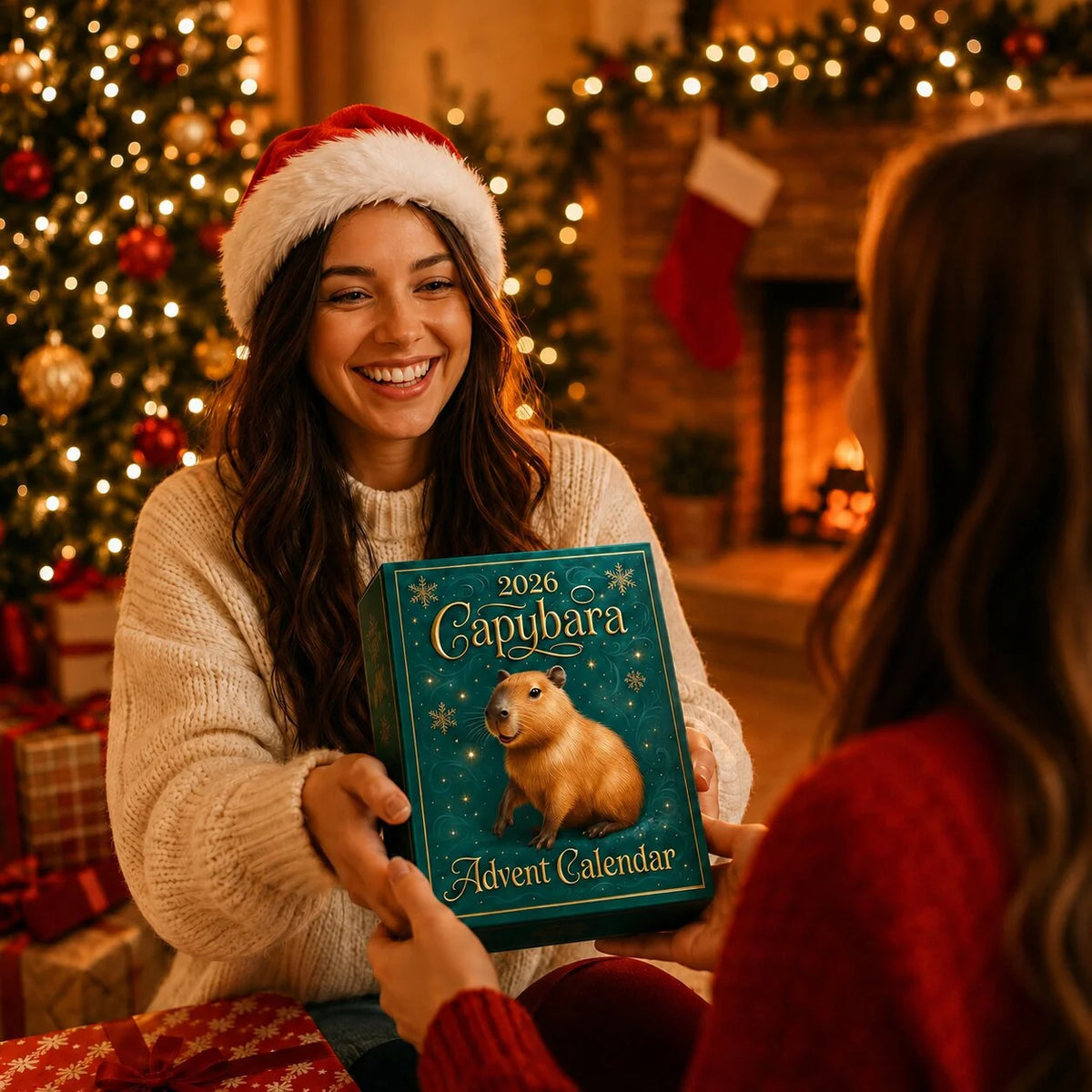 Lovia | Capybara Adventskalender 2026 – 24 Schattige Figuurtjes en Kersthangers