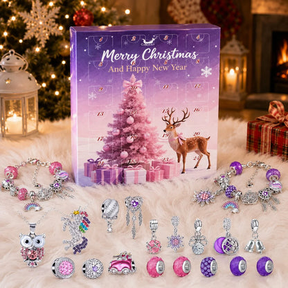 Lovia | DIY Bedelarmband Adventskalender 2026 – 24 Bedels en Sieraden Verrassingen