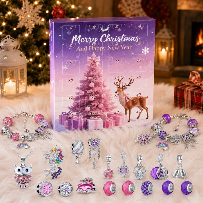 Lovia | DIY Bedelarmband Adventskalender 2026 – 24 Bedels en Sieraden Verrassingen