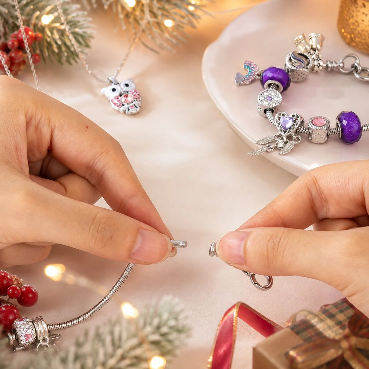 Lovia | DIY Bedelarmband Adventskalender 2026 – 24 Bedels en Sieraden Verrassingen