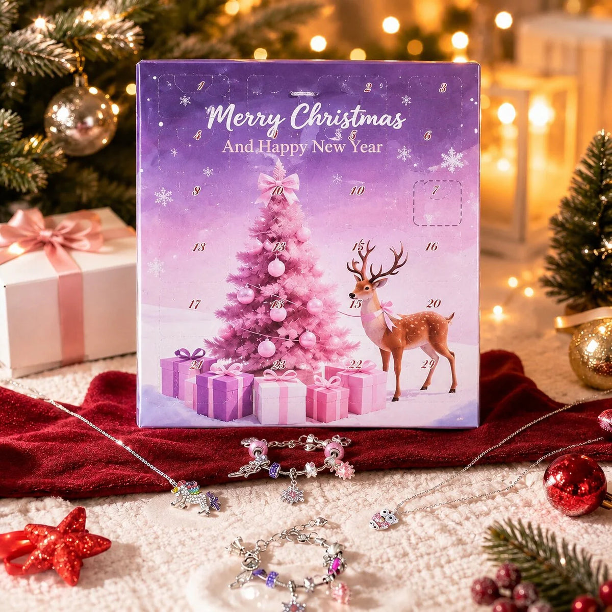 Lovia | DIY Bedelarmband Adventskalender 2026 – 24 Bedels en Sieraden Verrassingen