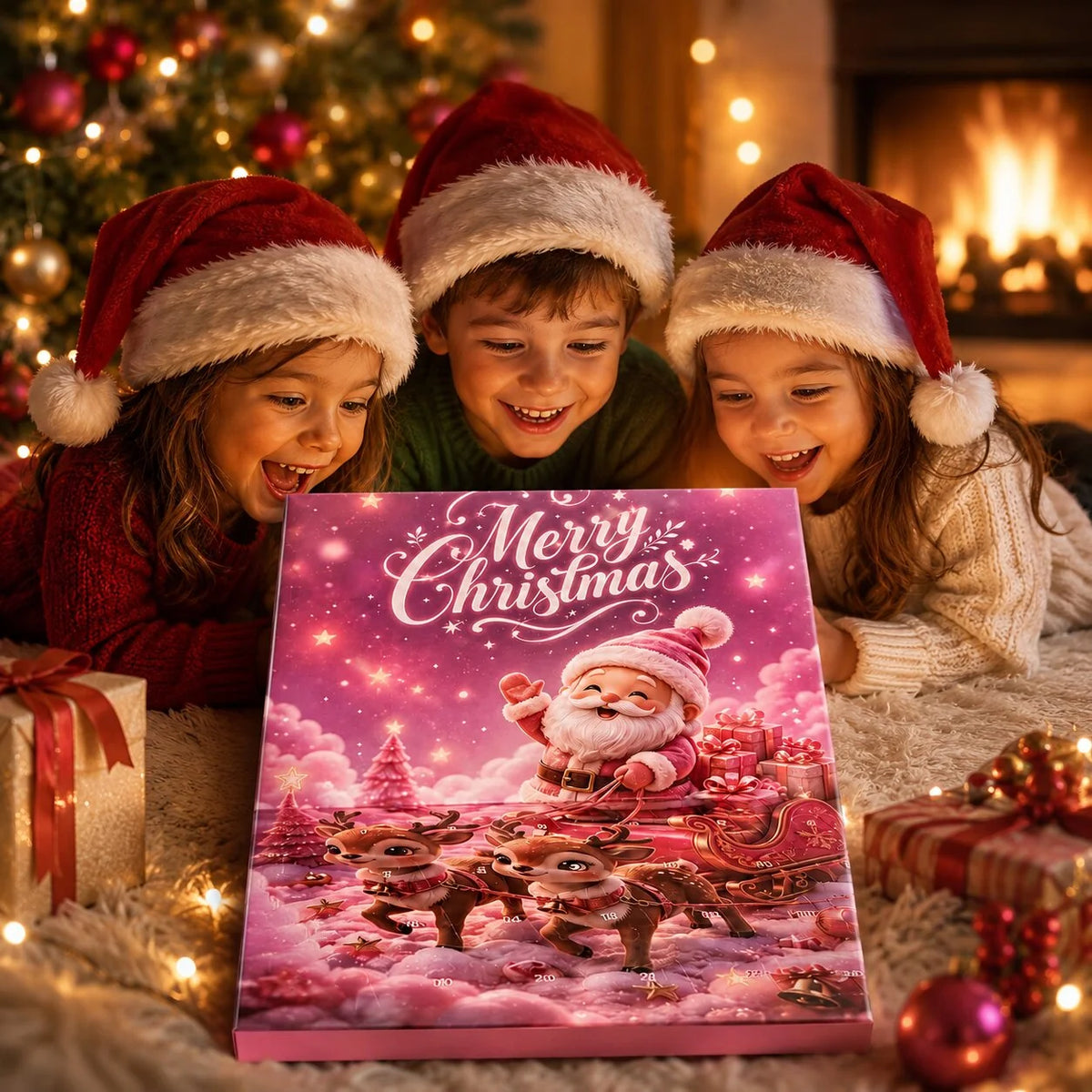 Lovia | DIY Kerst Bedelarmband Adventskalender 2026 – 24 Bedels en Kralen voor Kinderen