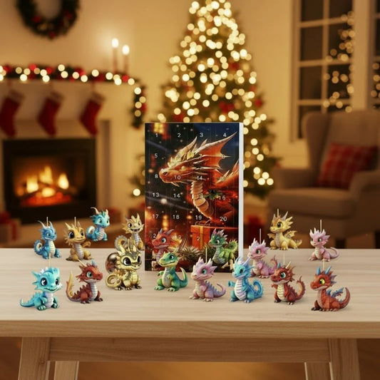 Lovia | Draken Adventskalender 2026 – 24 Draakjes Hangers Verrassingen