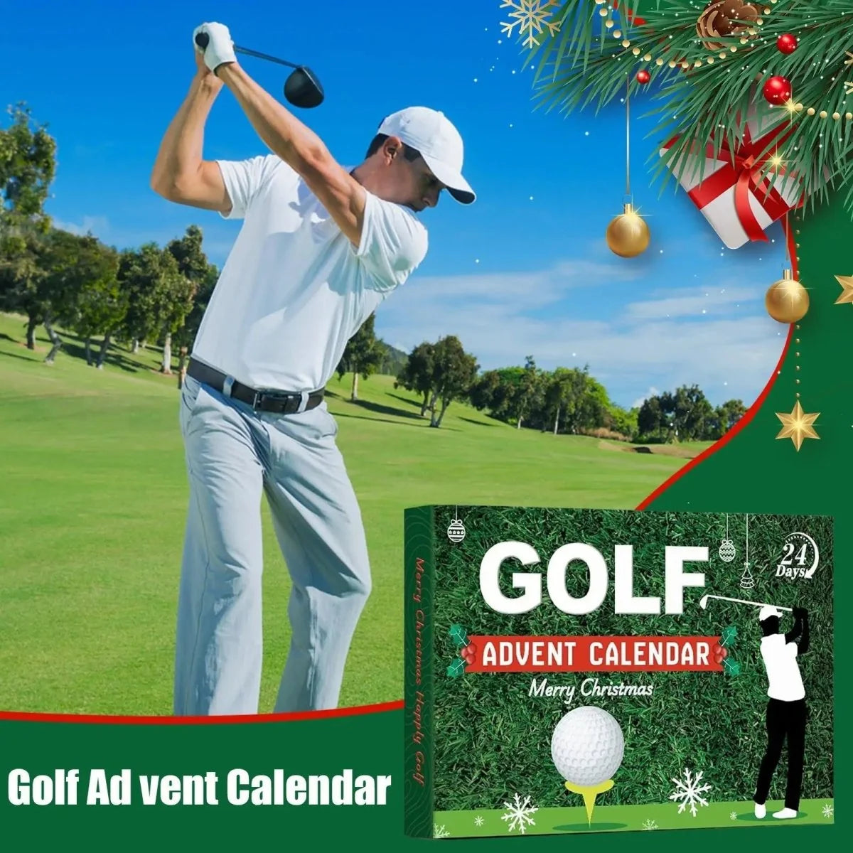 Lovia | Golf Adventskalender 2026 – 24 Golf Accessoires Verrassingen