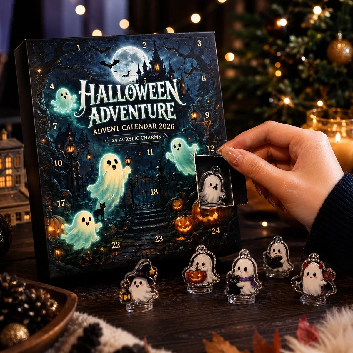 Lovia | Halloween Adventskalender 2026 – 24 Spookjes Bedels en Sleutelhangers