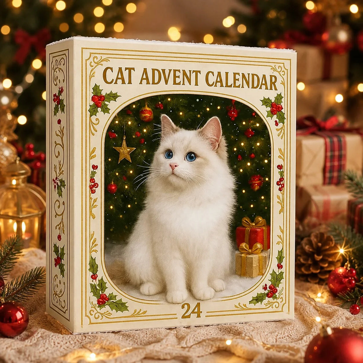Lovia | Katten Adventskalender 2026 – 24 Katten Kersthangers Verrassingen