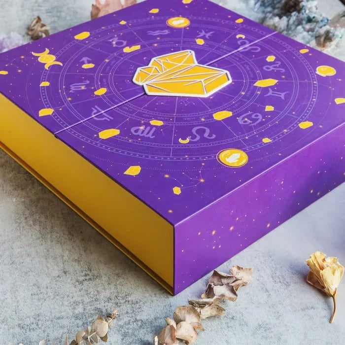 Lovia | Luxe Kristallen Adventskalender 2026 – 24 Edelstenen, Figuurtjes en Armband