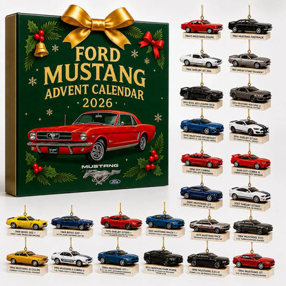 Lovia | Muscle Car Adventskalender 2026 – 24 Auto Kersthangers Verrassingen