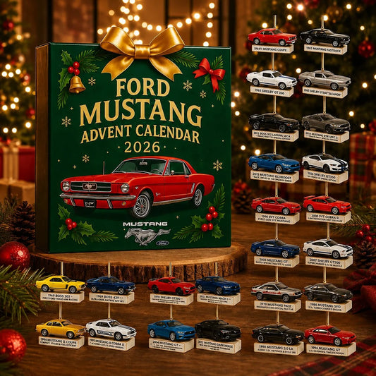 Lovia | Muscle Car Adventskalender 2026 – 24 Auto Kersthangers Verrassingen