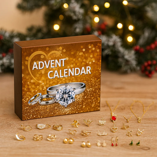 Lovia | Sieraden Adventskalender 2026 – 24 Goudkleurige Sieraden Verrassingen