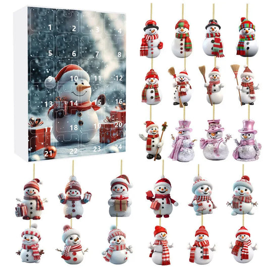 Lovia | Sneeuwpop Adventskalender 2026 – 24 Sneeuwpop Kersthangers Verrassingen