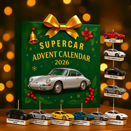 Lovia | Supercar Adventskalender 2026 – 24 Sportwagen Kersthangers en Verrassingen