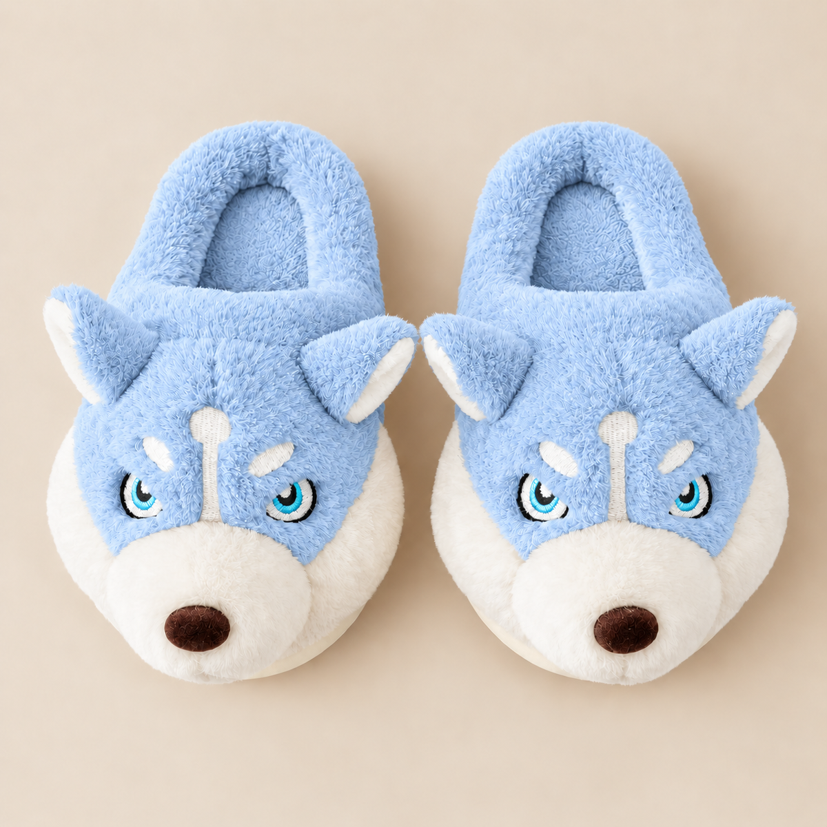 Lovia | Unisex Pantoffels Husky – Super Zacht en Warm