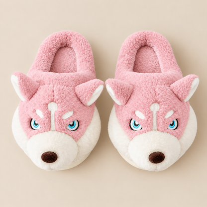 Lovia | Unisex Pantoffels Husky – Super Zacht en Warm