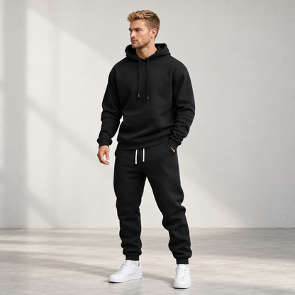 Mees | Heren Trainingspak Comfortabel – Warme Hoodie en Joggingbroek met Trekkoord
