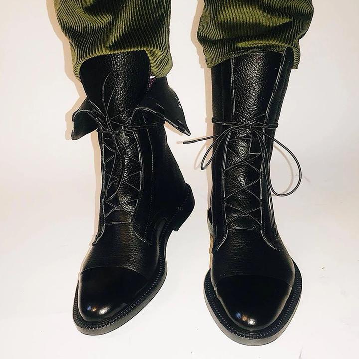 Merel | Dames Veterlaarzen Winter – Omslagrand en Comfortabele Grip Zool