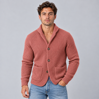 Niels | Heren Vest met Knoopsluiting – Warm & Comfortabel met Omgeslagen Kraag en Opgezette Zakken