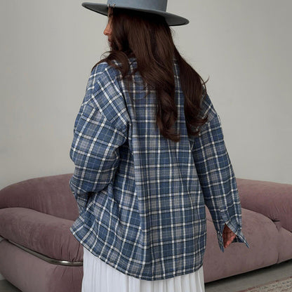 Lovia – Geruite Blouse