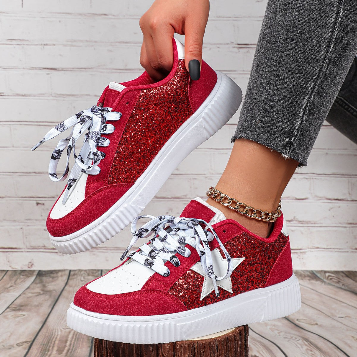 Lovia – Glitter Sneakers