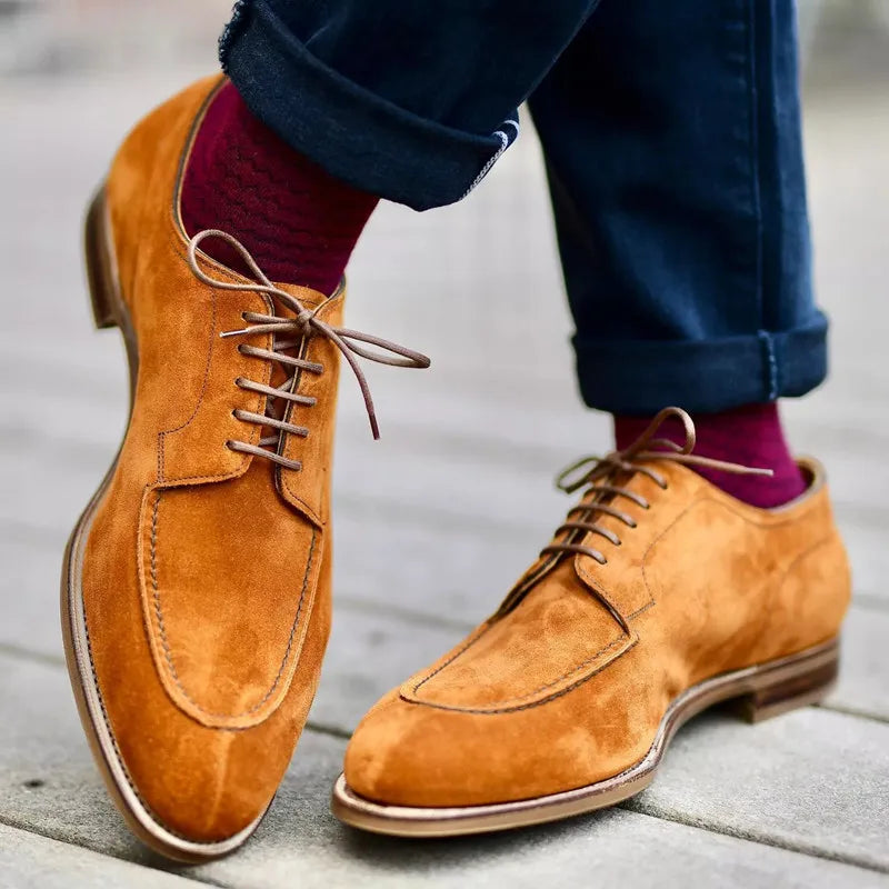 Rick | Heren Nette Schoenen – Derby met Veters en Ronde Neus