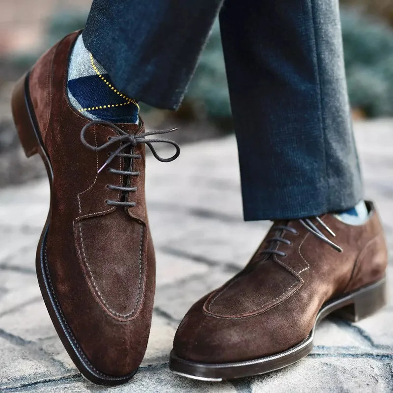 Rick | Heren Nette Schoenen – Derby met Veters en Ronde Neus