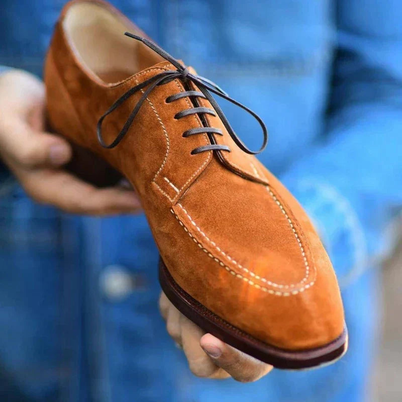 Rick | Heren Nette Schoenen – Derby met Veters en Ronde Neus