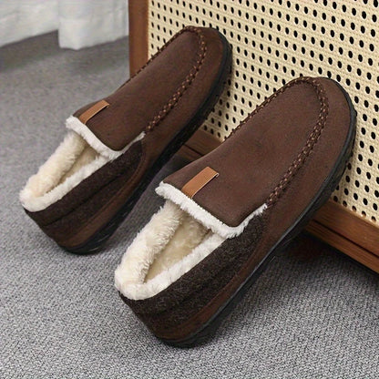 Ruben | Heren Pantoffels Mocassin – Pluche Voering en Zool met Grip