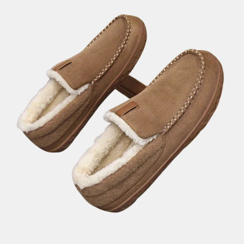 Ruben | Heren Pantoffels Mocassin – Pluche Voering en Zool met Grip