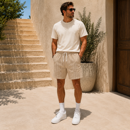 Lovia – Gespreepte Shorts | 2+1 GRATIS
