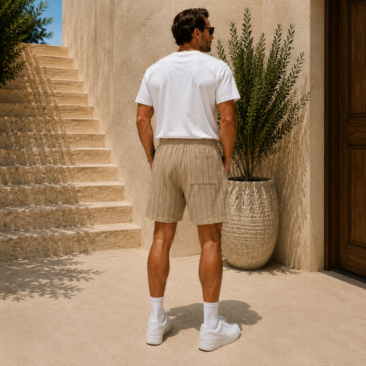Lovia – Gespreepte Shorts | 2+1 GRATIS