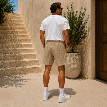Lovia – Gespreepte Shorts | 2+1 GRATIS