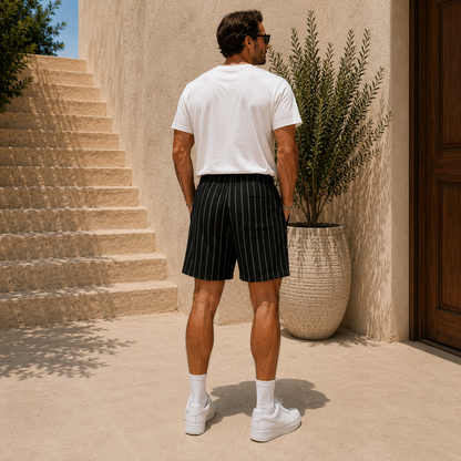Lovia – Gespreepte Shorts | 2+1 GRATIS