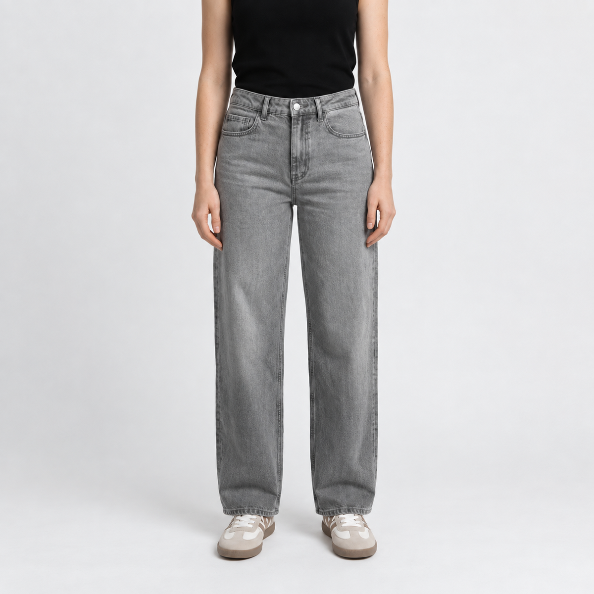 Sanne | Dames Wijde Jeans Relaxed – High Waist en Straight Fit