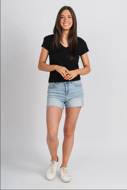 Lovia – Zwarte Losvallende Top